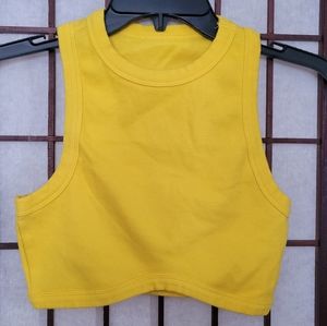 Cropped Golden Yellow Top